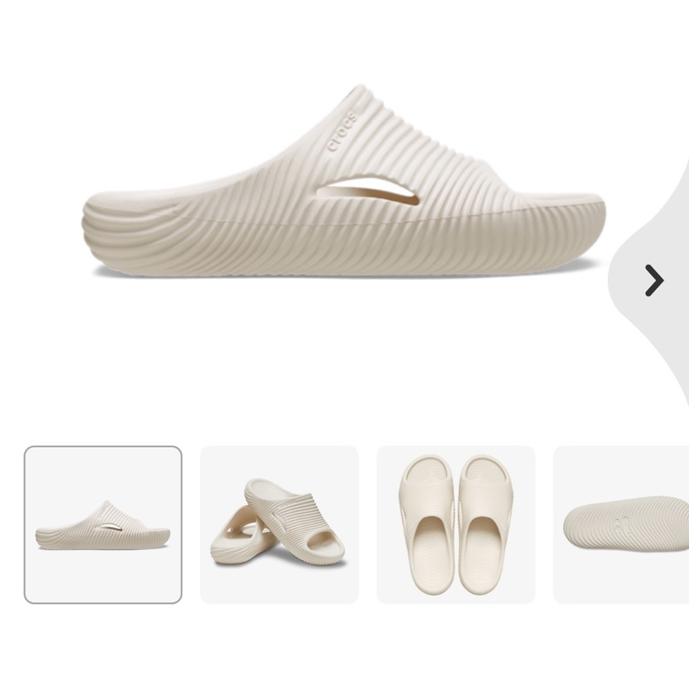 CROCS Cream Loafers & Slip-Ons - Picture 1 of 6